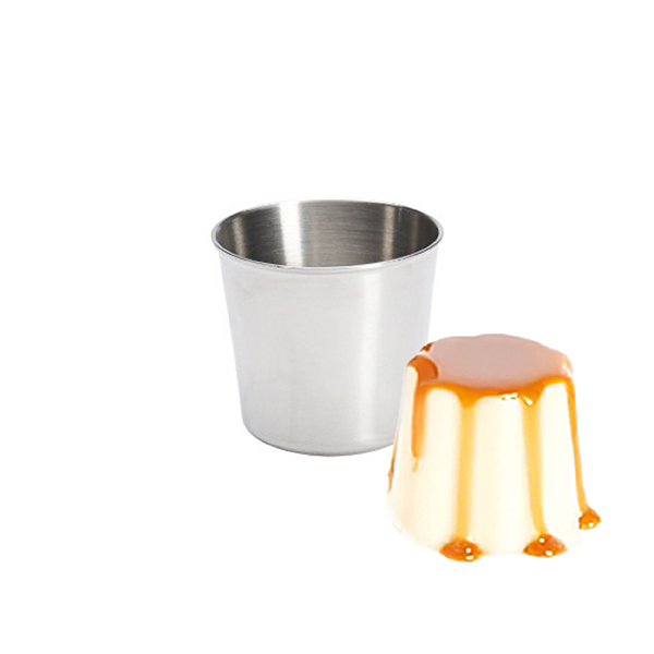 FORMA CREME CARAMEL IN ACCIAIO cm.8x7,6