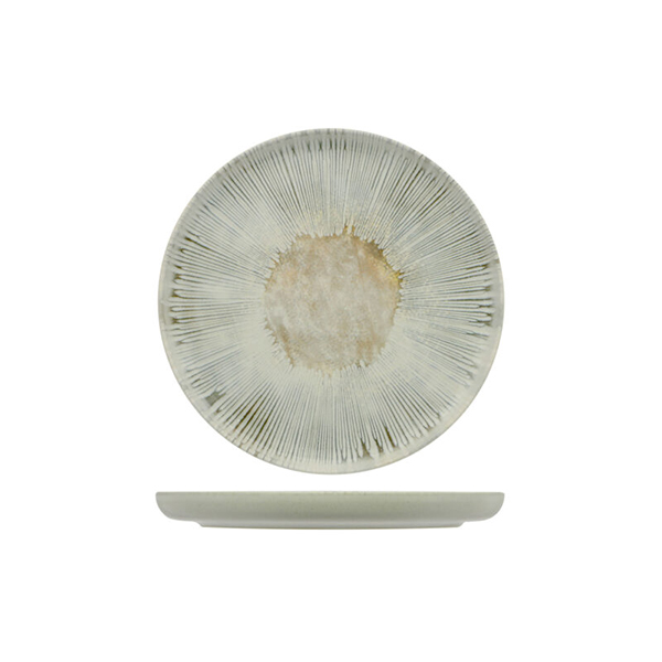 PIATTO PIANO BORDO ALTO NINPHEA cm. 28