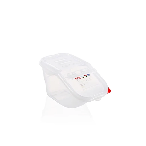 CONTENITORE INGREDIENTI ARAVEN IN PP cm.39,5x20x20 LT.7 CON COPERCHIO SEMIAPRIBILE