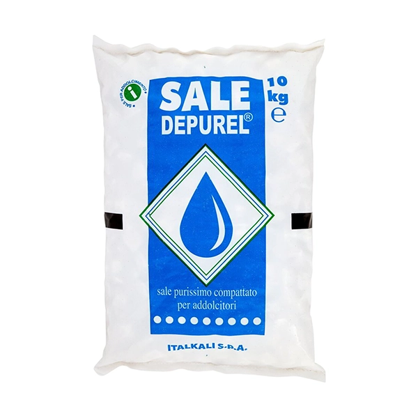 CONFEZIONE DA 10 KG. SALE PER LA RIGENERAZIONE IN FORMA DI PASTIGLIE++prezzo netto++