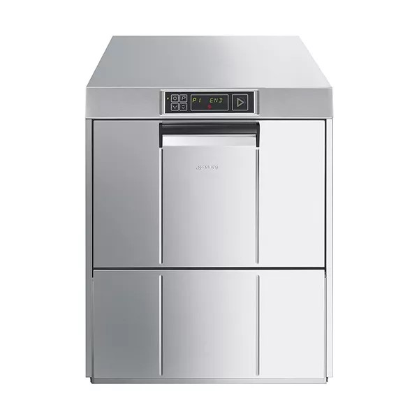 LAVABICCHIERI SMEG NUOVA EASYLINE MOD. SPG515L A CARICA FRONTALE CESTO 50x50 - CON DOSATORI INTEGRATI - DIM. cm.60x60x72H