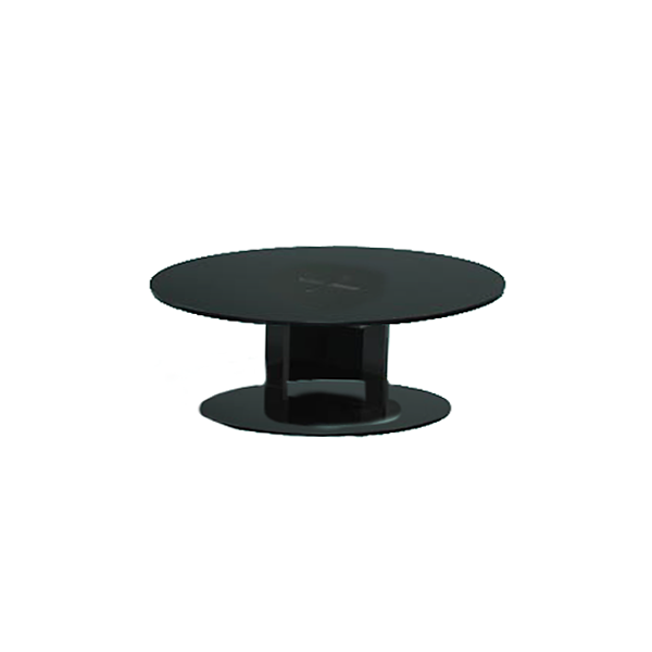 ALZATA TONDA IN METACRILATO COLORE NERO DIM. cm.14,5X15H