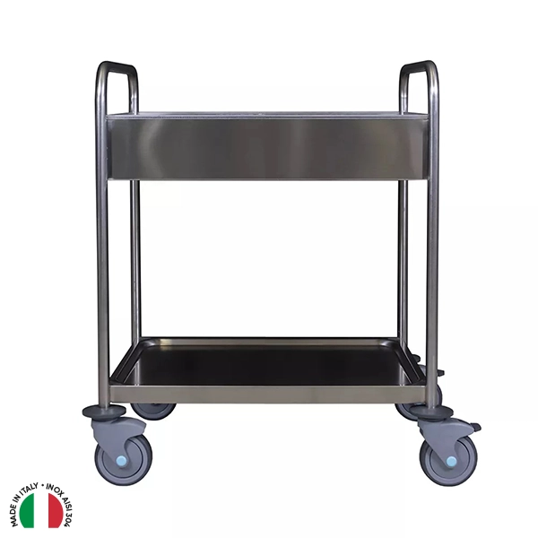 CARRELLO INOX TIPO 