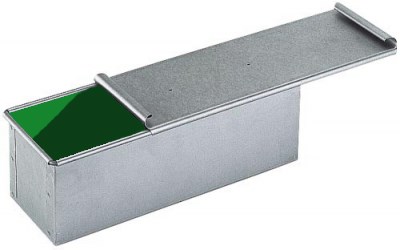 Teglia Rettangolare in lamiera alluminata L 530 x P 325 x H 20 mm