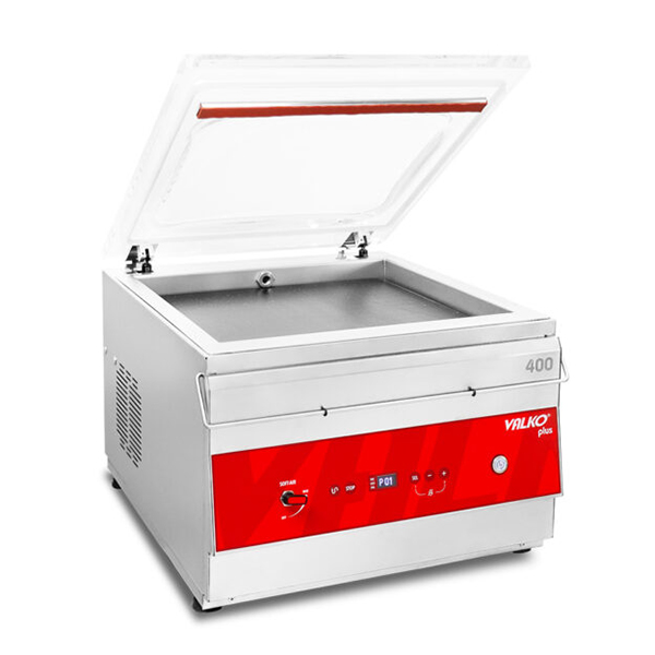 CONFEZIONATRICE SOTTOVUOTO A CAMPANA DA BANCO barra cm.40  VALKO PLUS mod. 20/400 cm.47x60x33H - MONOFASE 220V POT. 900W