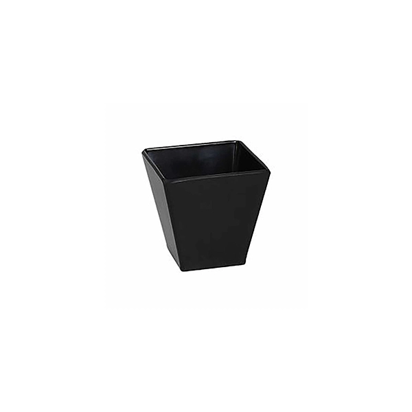 COPPETTA IN MELAMINA cm. 7,2x4,5x7h COLORE NERO