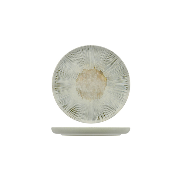 PIATTO PIANO BORDO ALTO NINPHEA cm. 17,5