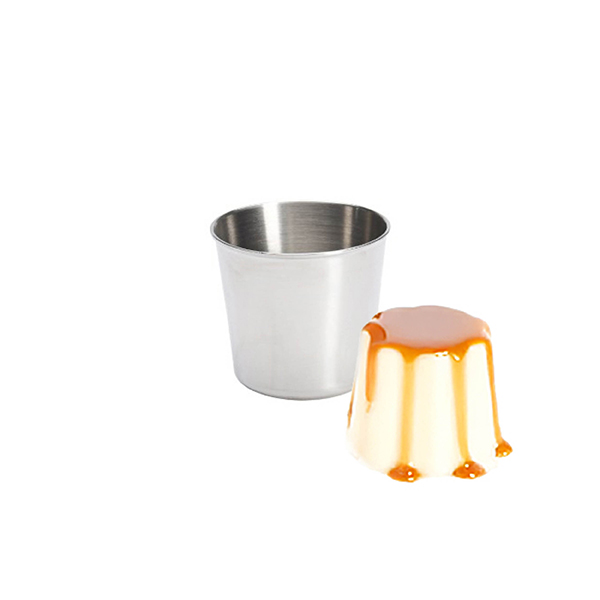 FORMA CREME CARAMEL IN ACCIAIO cm.5,5x5,1