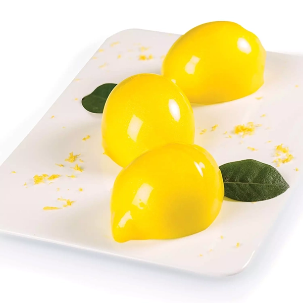 FORMA DELIZIA AL LIMONE DA 6 PROFESSIONALE IN SILICONE cm.8,5x5,9xx4,2